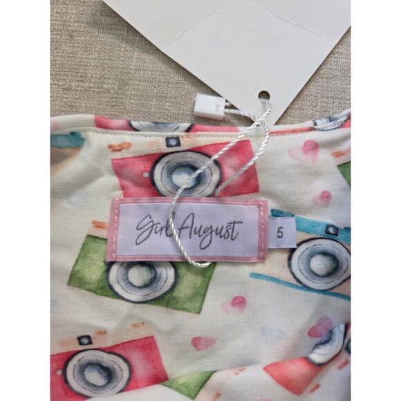 Girl August Camera Print Dress - Picture 2 of 5